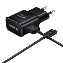 Ładowarka sieciowa Samsung EP-TA200EBE USB-A 15W z kablem EP-DR140ABE USB-A - USB-C (OOB Bulk - opakowanie zastępcze) - czarna