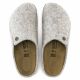 9. Kapcie męskie/damskie Birkenstock Zermatt Cozy Home Light Gray z wełnianego filcu regular szerokie (1015080)