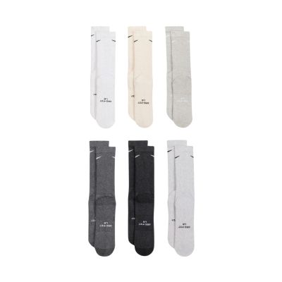 7. Skarpety Nike Everyday Elevated 6 par szare, kremowe HQ8021 904
