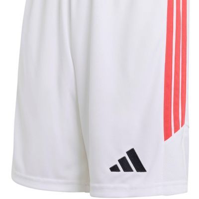 5. Spodenki dla dzieci adidas Tiro 26 League biało-czerwone KR0364
