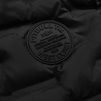 5. Bezrękawnik męski z kapturem kamizelka czarna Pit Bull Eclipse Hooded  - 5240129