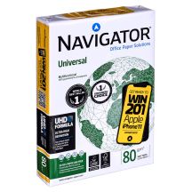 Papier xero ksero biurowy Universal Premium Navigator 8247A80 (A4; 80g/m2; 500 szt.arkuszy; papier biały)