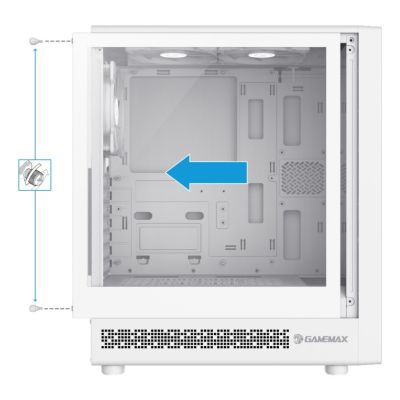 4. GameMax Storm 2 AW Midi Tower Biały