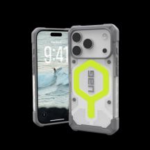 Etui UAG Pathfinder Clear MagSafe na iPhone 17 Pro - szaro-neonowe
