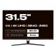 2. Monitor JAPANNEXT 80,0 cm JN-V315UHDR 16:9 HDMI/DP UHD