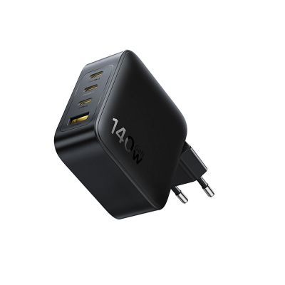 5. Ładowarka sieciowa Baseus EnerFill FH11 GaN 140W 3xUSB-C + 1xUSB-A - czarna