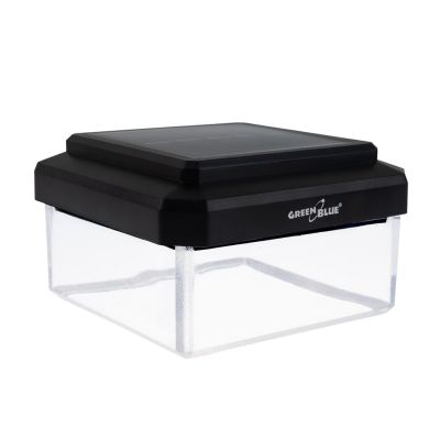 10. GREENBLUE LAMPA SOLARNA LED NA SŁUPEK. 100X100MM, DASZEK KOPERTOWY, 3200K GB128 WW