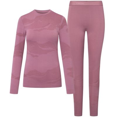 10. Bielizna damska VIKING Gasher Lady Set Merino roz. S różowa