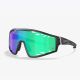 2. SUPACAZ Okulary GALACTIC Czarny mat, Aurora Lazer
