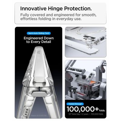 7. Etui Spigen Ultra Hybrid Pro na iPhone Duo - przezroczyste