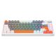 7. SAVIO KLAWIATURA MAGNETYCZNA ASTRAL WHITE OUTEMU WHITE JADE RGB 3 KOLORY KEYCAPÓW