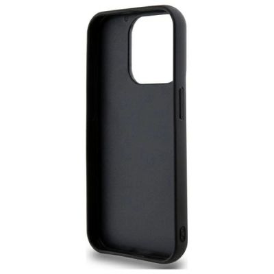 7. Etui DKNY Quilted Stack Logo na iPhone 15 Pro Max - czarne