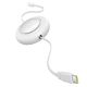5. Kabel Baseus Free2Pull Mini 100W zwijany USB-C - USB-C 2m - biały
