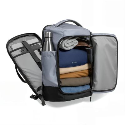 4. Plecak Tech-Protect Defender S70 RYANAIR & WIZZAIR 24L na laptop - szary
