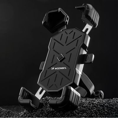 2. Uchwyt Wozinsky WUD-01B na telefon do roweru na kierownicę - czarny