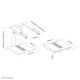 18. Neomounts NSLS200 stojak na laptop Podstawka na notebooka Srebrny 43,2 cm (17")