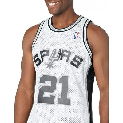 4. Mitchell &amp; Ness koszulka męska San Antonio Spurs NBA Swingman Jersey Duncan  SMJYCP19247-SASWHIT98TDU