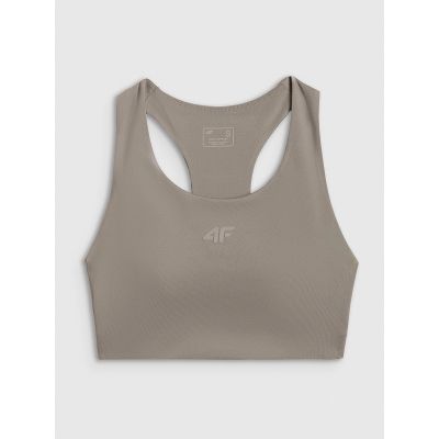 8. Biustonosz treningowy z niskim wsparciem damsk 4F 4FWSS26USBAF219-41S