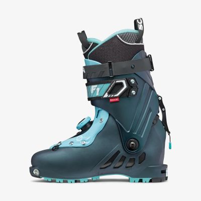 2. Buty damskie skitourowe Scarpa F1 - anthracite/aqua