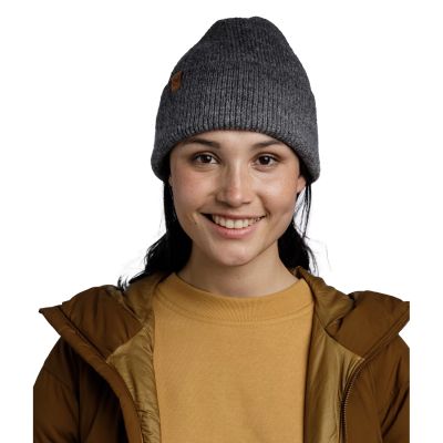 2. Buff Marin Knitted Hat Beanie 13232490110 Szare One size