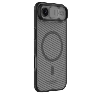 3. Etui Nillkin CamShield Pro kompatybilne z MagSafe na iPhone 17 Air - przezroczyste czarne