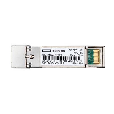 2. Aruba Instant On 10G SFP+ LC SR 300m OM3 MMF moduł przekaźników sieciowych Swiatłowód 10000 Mbit/s SFP+