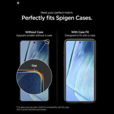 10. Szkło hartowane Spigen Glas.tR EZ Fit Pro AC Anti Reflection 2-Pack na Samsung Galaxy S26
