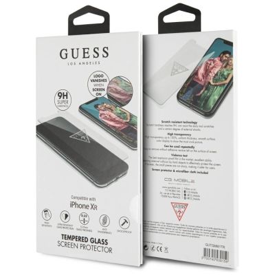 2. Szkło hartowane Guess Invisible Logo na iPhone Xr