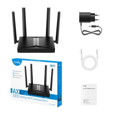 9. Access Point CUDY AX3000 2,5G AP3000D