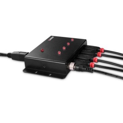 4. Lindy 43374 huby i koncentratory USB 3.2 Gen 1 (3.1 Gen 1) Type-B 5000 Mbit/s Czarny