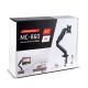 11. Uchwyt biurkowy do monitora Maclean MC-860 (biurkowy; 13" - 27"; max. 8kg)