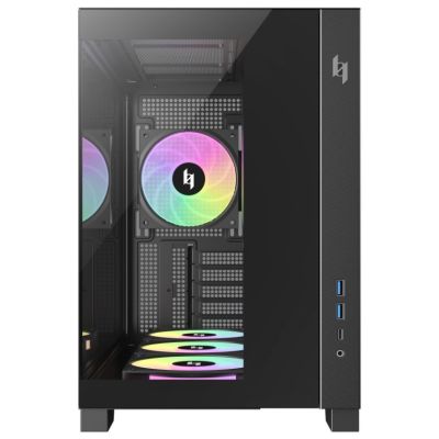 8. GameMax NEX C33 BK zabezpieczenia & uchwyty komputerów Czarny
