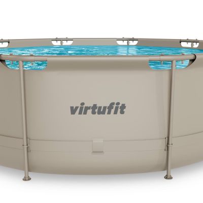 18. VIRTUFIT OKRĄGŁY BASEN 366 CM Z POMPĄ FILTRUJĄCĄ BEŻOWY