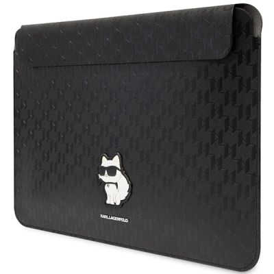 2. Pokrowiec Karl Lagerfeld Saffiano Monogram Choupette na laptopa 16" - czarny