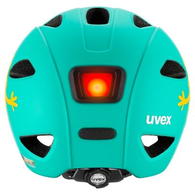 5. Kask rowerowy dziecięcy uvex oyo style monster lagoon matt 50-54