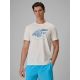 T-shirt regular z nadrukiem męski 4F 4FRSS26TTSHM4295-11S