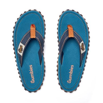 Gumbies japonki unisex ISLANDER FLIP-FLOP TRICOLOR BLUE