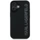 3. Etui Karl Lagerfeld HC 3D Rubber Elongated Glitter na iPhone 16 - czarne