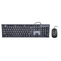 Zestaw klawiatura + mysz IBOX IKMS606 (USB 2.0; (US); kolor czarny; optyczna; 800 DPI)