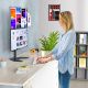 28. TECHLY PODSTAWA POD 2 MONITORY 13-27" LCD 10KG BIURKOWA PIONOWA