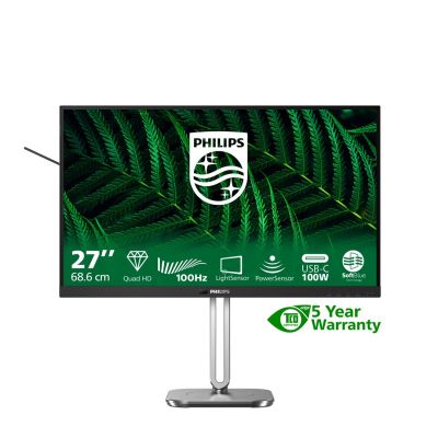 7. Monitor Philips 27B2G5601/00 27" IPS 16:9 60Hz 4ms 2560x1440 300cd/m2 HDMI:1 Srebro