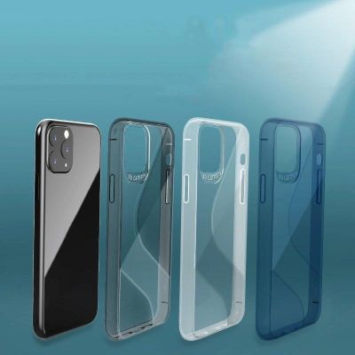 6. S-Case elastyczne etui pokrowiec Huawei P40 Lite E czarny