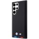 2. Etui BMW Leather Stamp Tricolor na Samsung Galaxy S23 Ultra - czarne