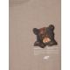 8. T-shirt regular z nadrukiem dziewczęcy 4F 4FJKAW26TTSHF4424-83S