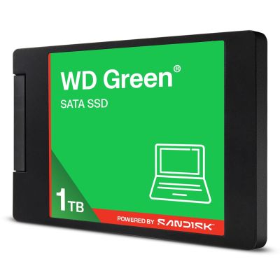 2. Western Digital WDS100T5G0A 1 TB 2.5" Serial ATA III 3D NAND