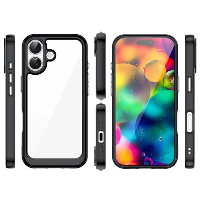 2. Etui Outer Space na iPhone 17 - czarne przezroczyste