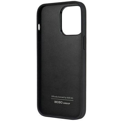 6. Etui Audi Synthetic Leather na iPhone 14 Pro Max - czarne