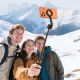 16. Selfie stick Tech-Protect L10S Bluetooth Tripod - czarno-pomarańczowy