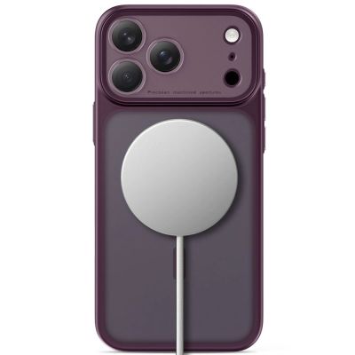 4. Etui Tech-Protect MagPrime MagSafe CC na iPhone 18 Pro Max / 17 Pro Max - burgundowe
