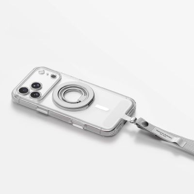10. Etui AMAZINGTHING Minimal Mag Lens Case na iPhone 18 Pro Max z osłoną aparatu i mocowaniem na smycz kompatybilne z MagSafe - przezroczyste